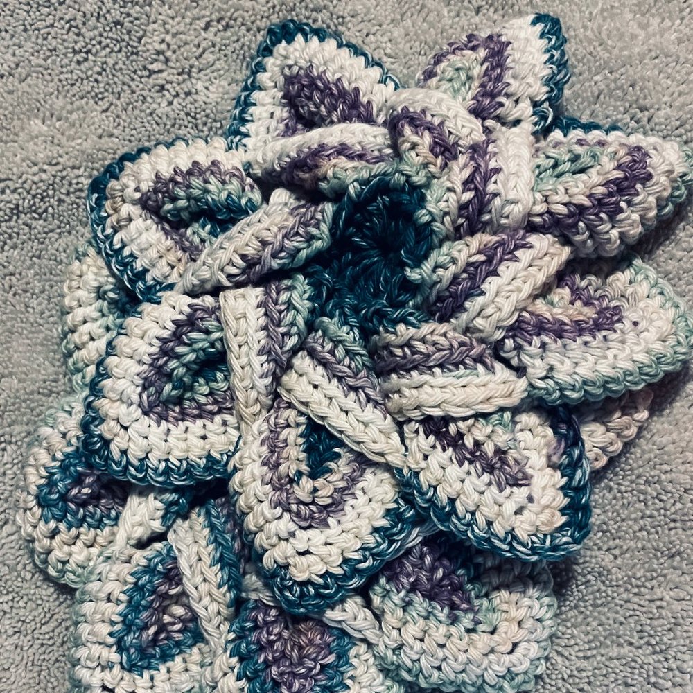 STAR CROCHET POT HOLDERS